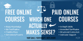 free vs paid online courses