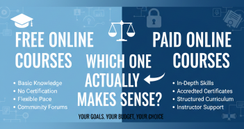 free vs paid online courses