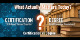 certification vs degree