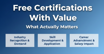 free certifications with value